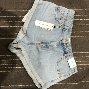 denim shorts topshop